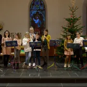 Weihnachtsfeier mit Flötengruppe Erika Meier – 24. Dez. 2021, 17 Uhr: Flötengruppe von Erika Meier. (René Hausheer-Kaufmann)